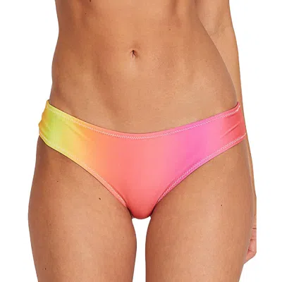 Volcom Juniors Womens Dip-dye Cheeky Swim Bottom Separates In Multi
