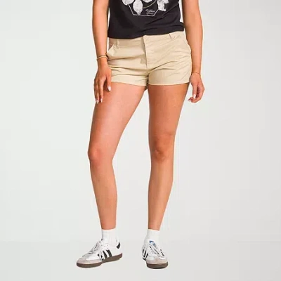 Volcom Juniors Womens Mid Rise Juniors Shortie Short In Brown