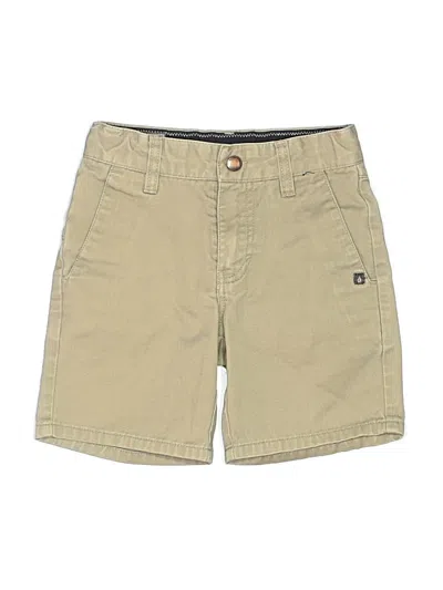 Pre-owned Volcom Kids' Khaki Shorts In Brown