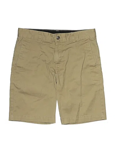 Pre-owned Volcom Khaki Shorts In Brown