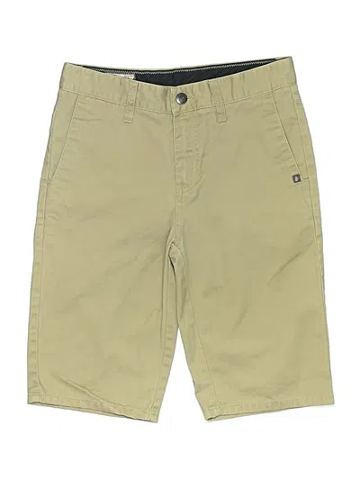 Pre-owned Volcom Kids' Khaki Shorts In Brown