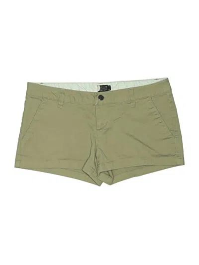 Pre-owned Volcom Khaki Shorts In Green