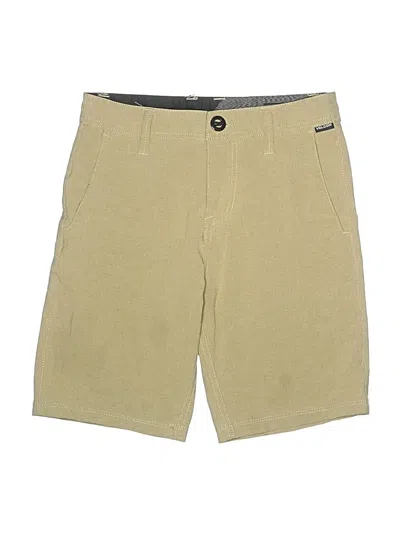 Pre-owned Volcom Kids' Khaki Shorts In Tan
