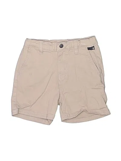 Pre-owned Volcom Kids' Khaki Shorts In Tan