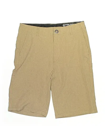 Pre-owned Volcom Khaki Shorts In Tan