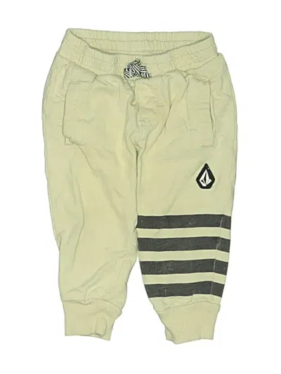 Pre-owned Volcom Babies' Khakis In Yellow