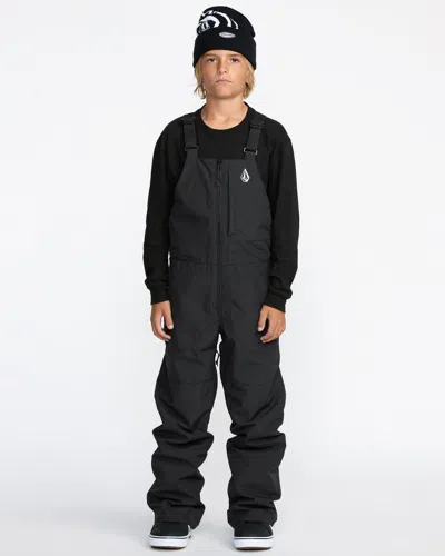 Volcom Kid's Barkley Insulated Bib In Black