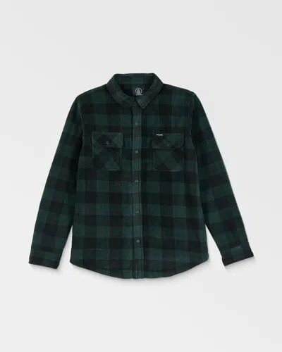 Volcom Kids' Big Boys' Bowered Fleece Long Sleeve In Green