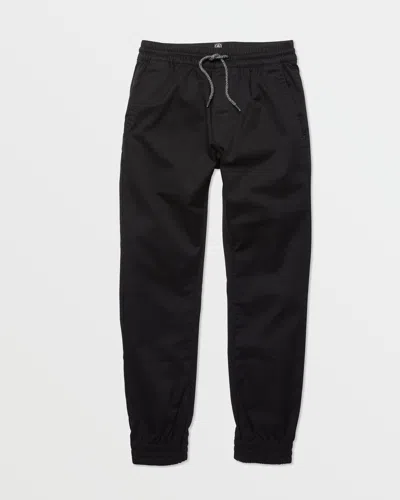 Volcom Kids' Big Boys Frickin Slim Joggers In Black