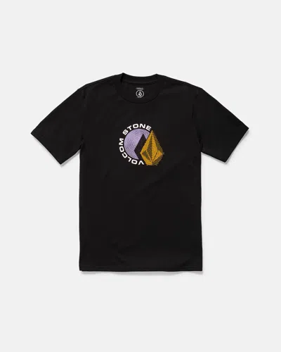 Volcom Kids' Big Boys' Hypnotizer Short Sleeve Tee In Black