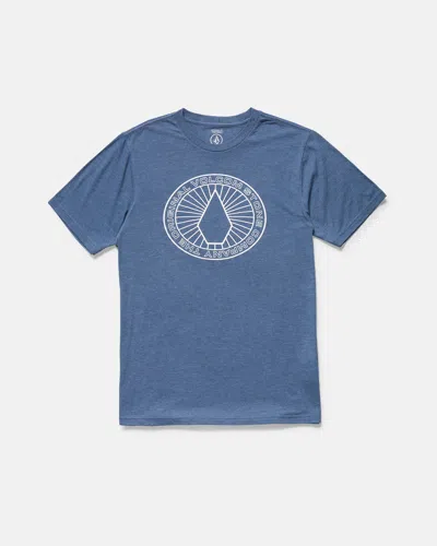 Volcom Kids' Big Boys' Medalist Short Sleeve Tee In Blue