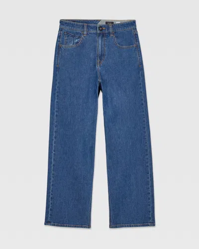 Volcom Kids' Billow Denim Ii Pants In Blue