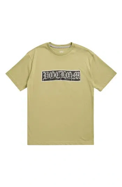 Volcom Kids' Dungeon Cotton Graphic T-shirt In Green