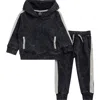 Volcom Kids' Fleece Hoodie & Joggers Set In Black
