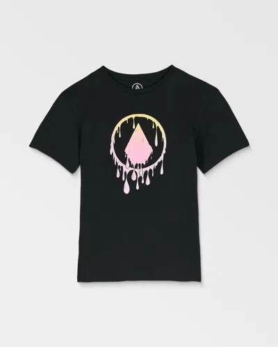 Volcom Kids' Glustone Short Sleeve Tee In Black