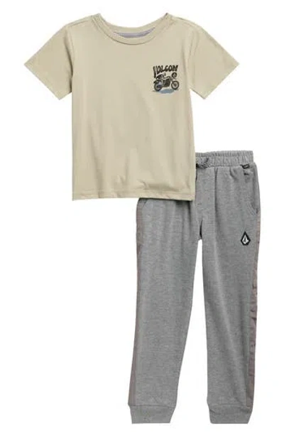 Volcom Kids' Graphic T-shirt & Shorts Set In Multi