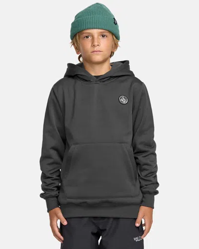 Volcom Kids' Hydro Fleece Hoodie In Gray