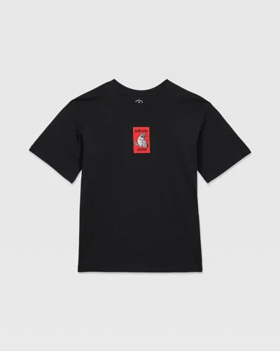 Volcom Kids' Rockout Short Sleeve Tee In Black
