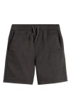 Volcom Kids' Stretch Twill Shorts In Charcoal Heather