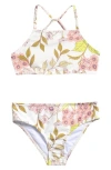 Volcom Kids' Three-piece Swimsuit In Multi