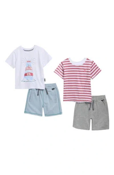 Volcom Kids' T-shirt & Shorts Set In Multi