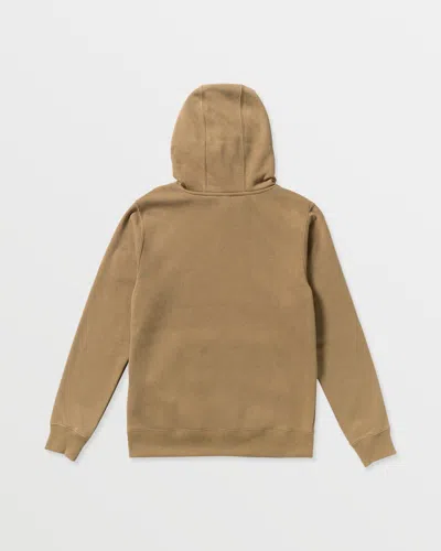 Volcom Kids' Youth Essential Hoodie In Brown
