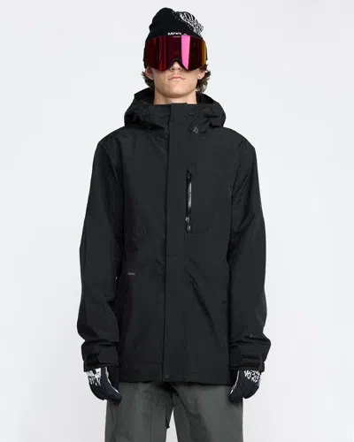 Volcom L Gore-tex Jacket In Black