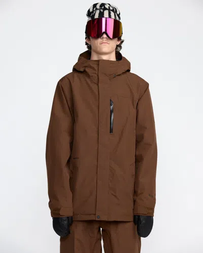 Volcom L Gore-tex Jacket In Brown