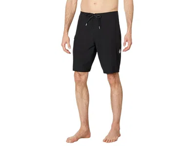 Volcom Lido Solid Mod 20 Boardshorts In Black
