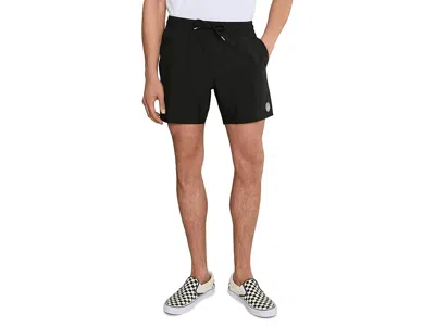 Volcom Lido Solid Trunks 16 In Black