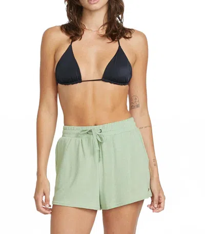 Volcom Lil Frenchie Short In Sage Green