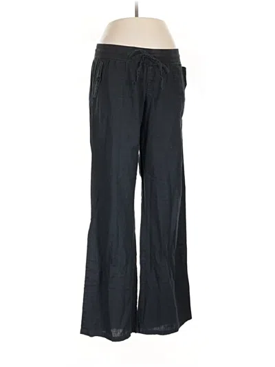 Pre-owned Volcom Linen Pants In Black