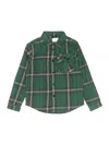 Volcom Long Sleeve Button Down Shirt In Green