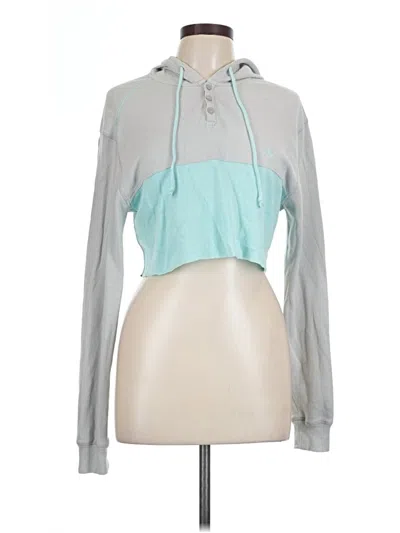Pre-owned Volcom Long Sleeve Top Gray Cowl Neck Tops