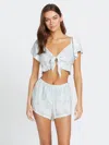 Volcom Luwow Top In Chlorine In Multi