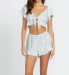 Volcom Luwow Top In Chlorine In Multi
