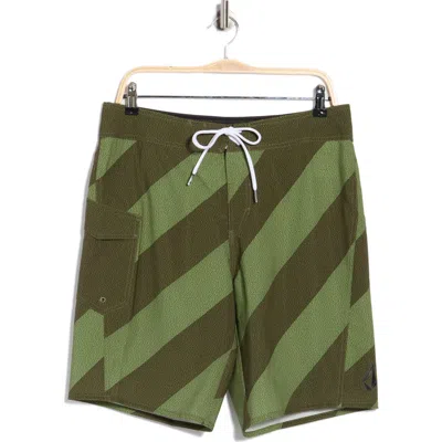 Volcom Manic Board Shorts In Green