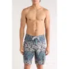 Volcom Manic Board Shorts In Blue