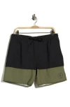 Volcom Manic Swim Trunks In Black
