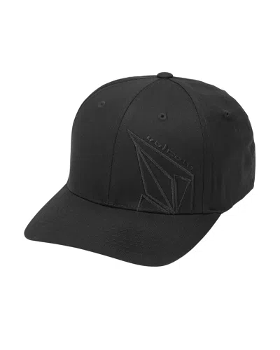 Volcom Men's 21st Century Stone Flexfit Hat In Black