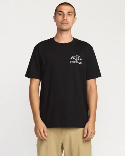 Volcom Men's Always Ripping Short Sleeve Tee In Black