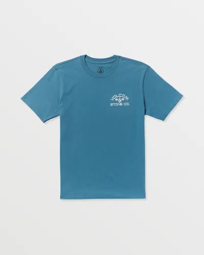 Volcom Men's Always Ripping Short Sleeve Tee In Blue