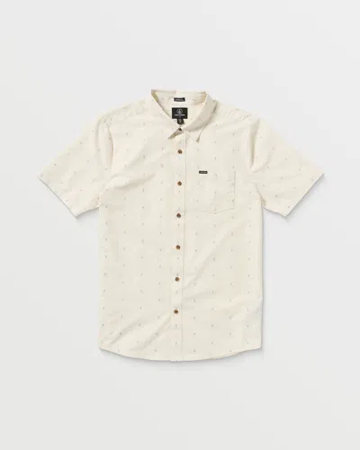Volcom Men's Bankstone Short Sleeve In Neutral