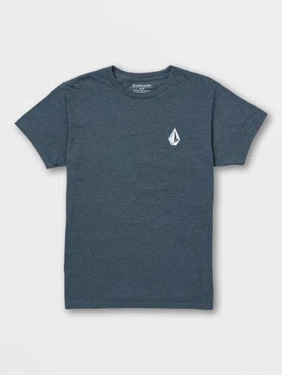 Volcom Men's Blaquedout Short Sleeve Tee In Blue