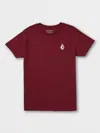 Volcom Men's Blaquedout Short Sleeve Tee In Red