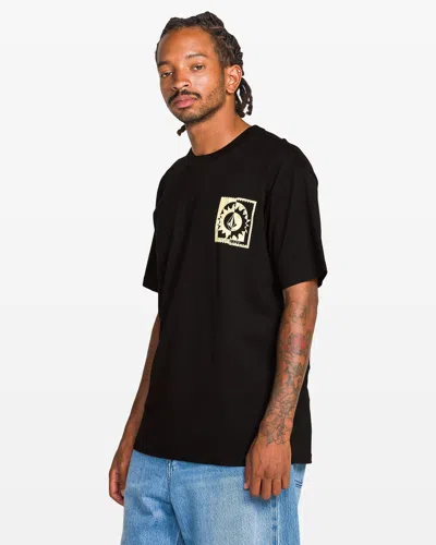 Volcom Men's Burner Short Sleeve Tee In Black