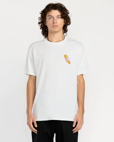 Volcom Men's California Dreaming Short Sleeve Tee In White