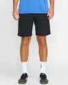 Volcom Men's Cashed In Cargo 20" Hybrid Shorts In Black
