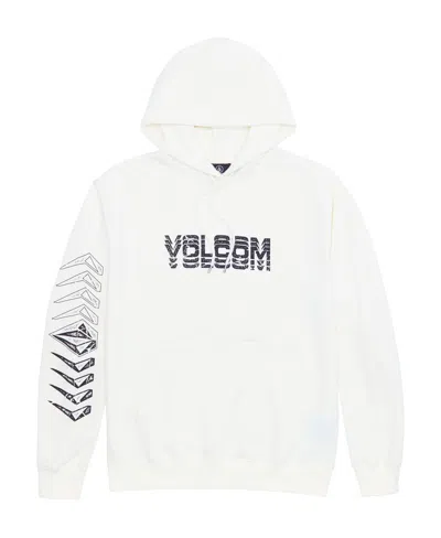Volcom Men's Cement Pullover Hoodie In Off White Heather