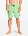 Volcom Men's Lido Solid 16" Trunks In Green